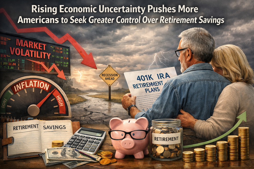 Rising Economic Uncertainty Pushes More Americans to Seek Greater Control Over Retirement Savings